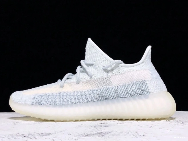 White Cloud Reflective Boost 350 Adidas FW5317 V2 Yeezy 0801